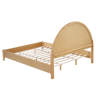 Picture of Ebern Designs Modern Scandinavian Platform Bed with Curved Headboard ...